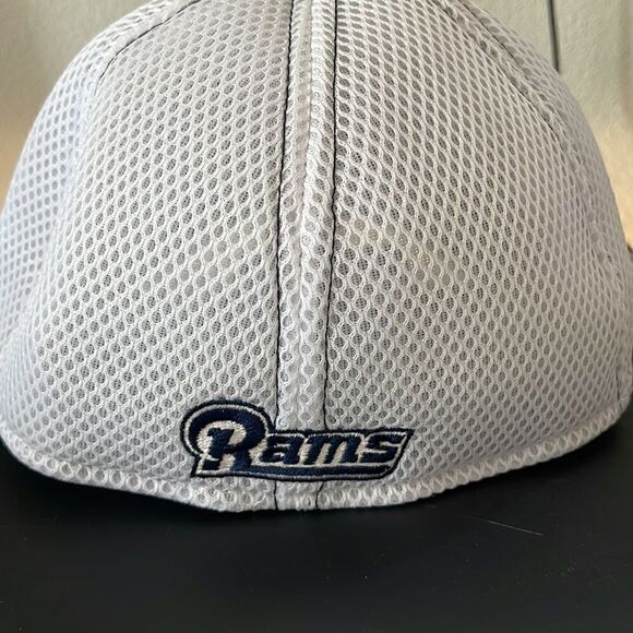 NEW ERA LOS ANGELES RAMS MENS GREY GRAYED OUT NEO 39THIRTY FLEX HAT M/L - Picture 3 of 5